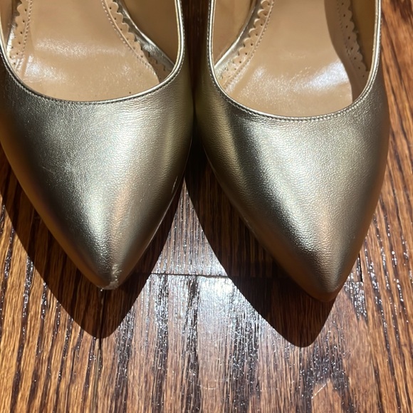 Charlotte Olympia Gold Heels - Picture 4 of 9